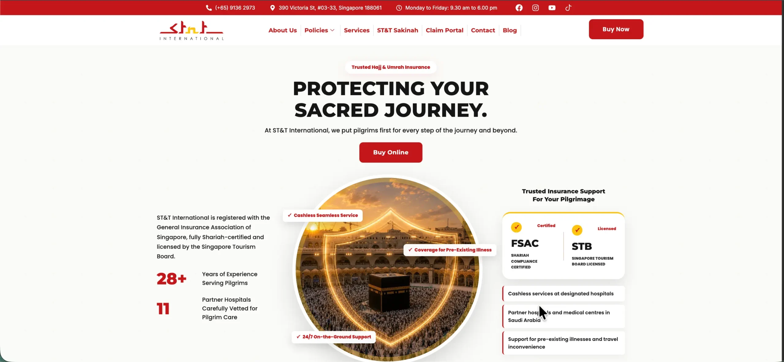 Travel agency website design for ST&T International by Rafiqul Islam